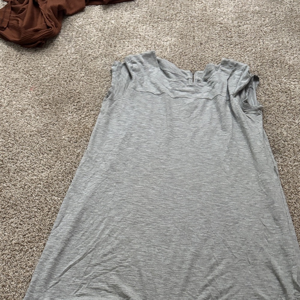 Gray casual dress